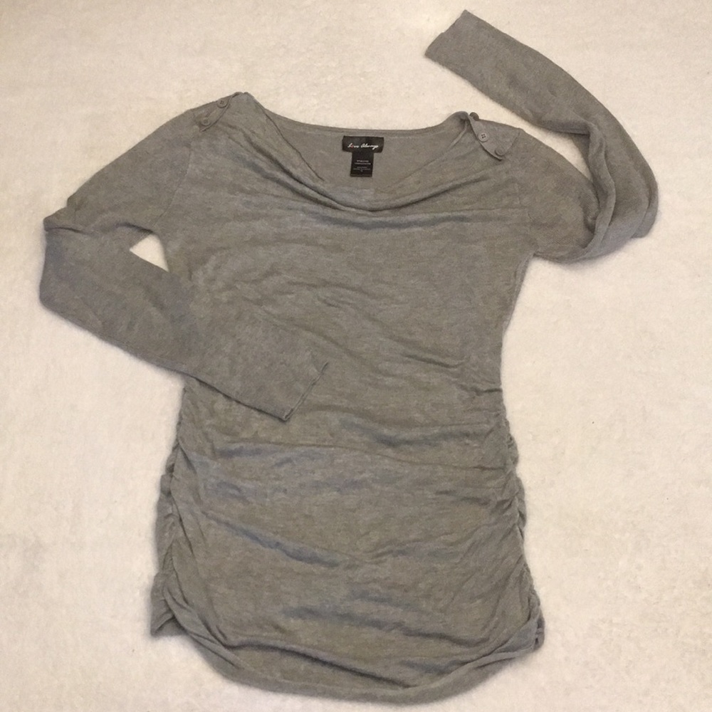 Button detail sweater